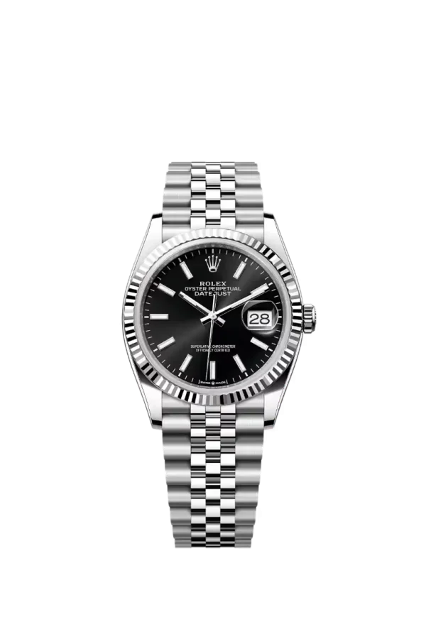 Black Index Fluted Bezel 36MM Jubilee