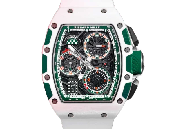 Automatic Flyback Chronograph “Le Mans Classic” IN Green & White Quartz TPT