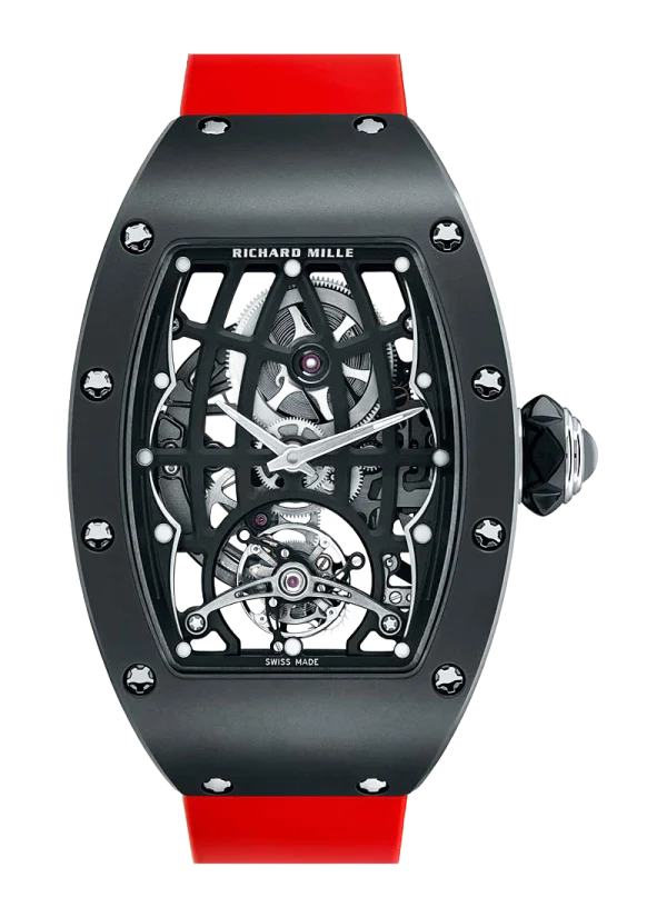 Automatic Tourbillon IN Titanium With Black Ceramic Bezel