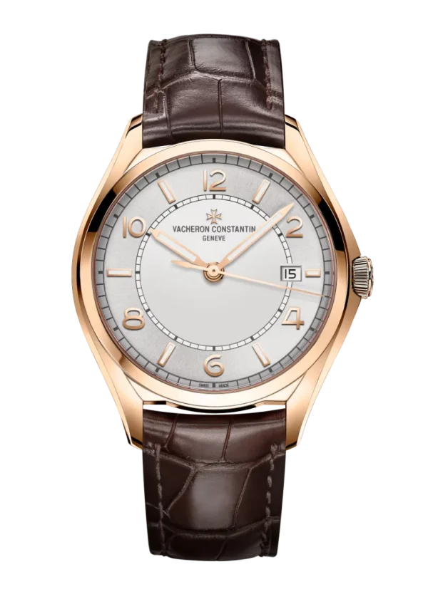 Self-Winding 40MM Pink Gold Silver Dial