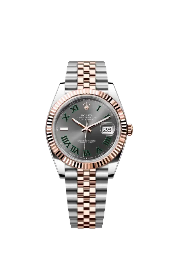 Slate “Wimbledon” Fluted Bezel 41MM Jubilee