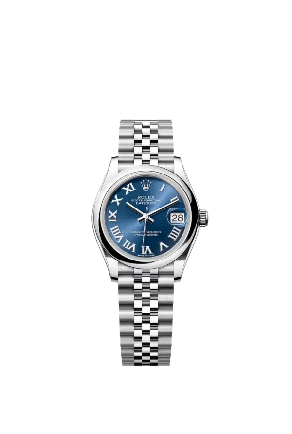 Blue Roman Smooth Bezel 31MM Jubilee