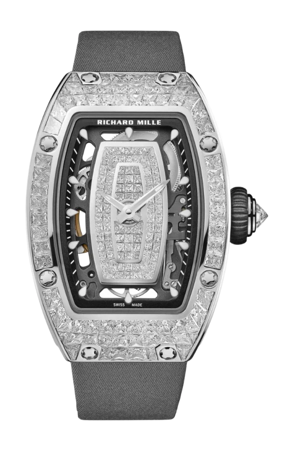 Automatic Winding White Gold Baguette